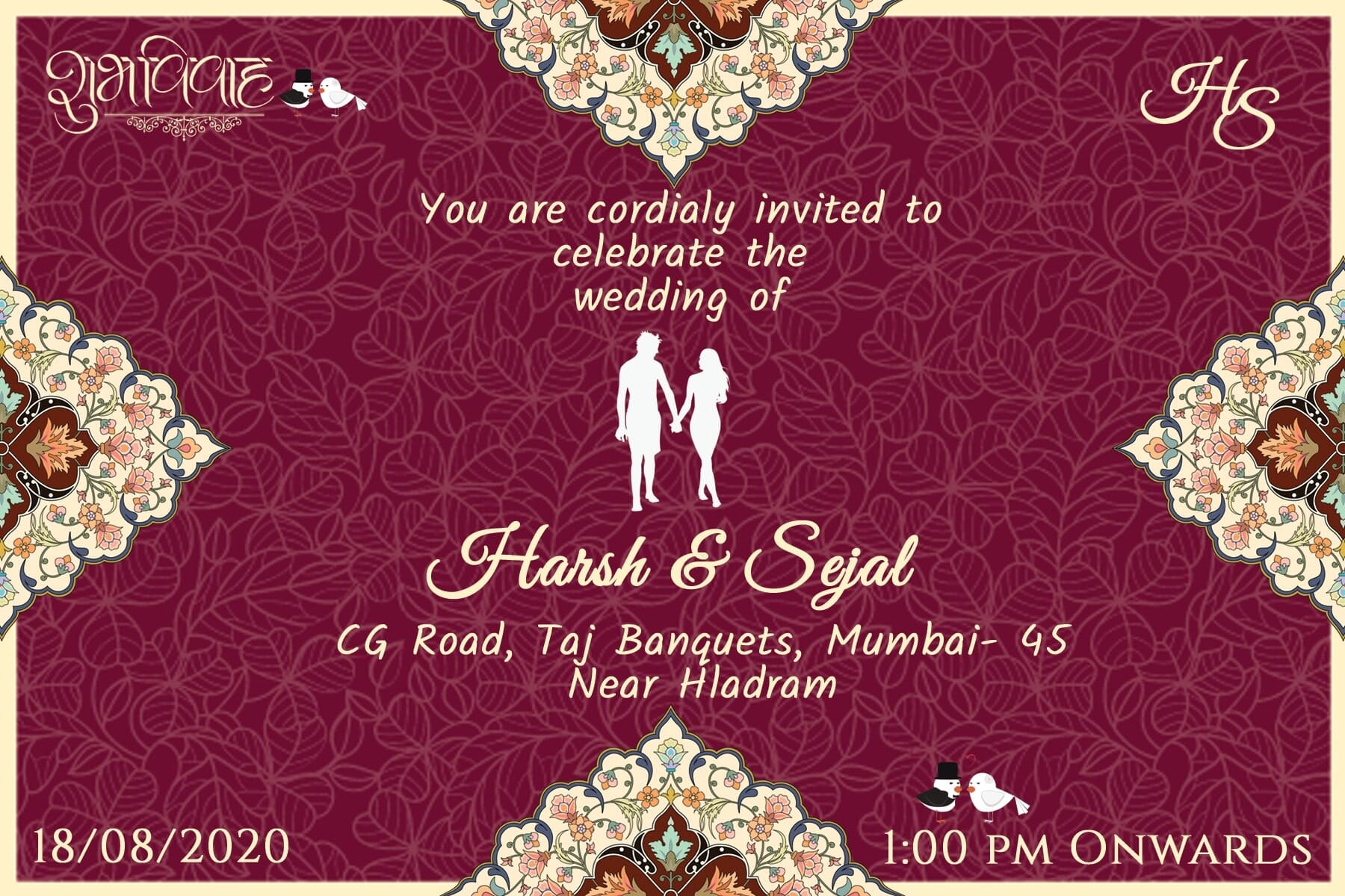 How To Make Wedding Invitation Card At Home